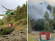 Incendio Monte Barone, ripresa di un focolaio: 49 lanci dell’elicottero