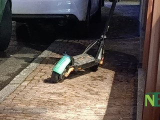 Monopattino e auto si scontrano a Candelo, Carabinieri sul posto