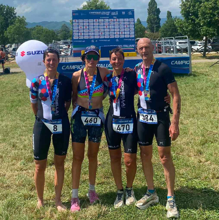 IronBiella ai campionati italiani di triathlon medio, bilancio più che positivo