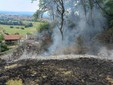 In foto, l'incendio tra Pollone e Occhieppo Superiore In foto, l'incendio tra Pollone e Occhieppo Superiore