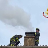 Dal Nord/Ovest: Incendio camino a Cravagliana, intervengono i Vigili del Fuoco