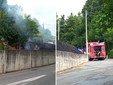 In foto, l'incendio tra Pralungo e Sant'Eurosia In foto, l'incendio tra Pralungo e Sant'Eurosia