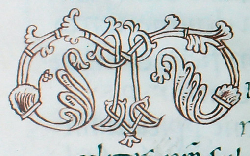 Nell’immagine: capolettera “M”, Sacramentarium Episcopi Warmundi (Sacramentario del Vescovo Warmondo di Ivrea): fine secolo X, Ivrea, Biblioteca Capitolare, Ms 31 LXXXVI). Priuli Verlucca,1990, copia posseduta a Biella dal Comm. Mario Coda Nell’immagine: capolettera “M”, Sacramentarium Episcopi Warmundi (Sacramentario del Vescovo Warmondo di Ivrea): fine secolo X, Ivrea, Biblioteca Capitolare, Ms 31 LXXXVI). Priuli Verlucca,1990, copia posseduta a Biella dal Comm. Mario Coda