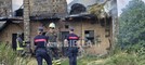 Donato, a fuoco un fienile: l’alta colonna di fumo notata anche dalla strada della Settimo Vittone (servizio di Giacomo Chiarini per newsbiella.it)