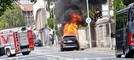 Biella, auto avvolta dalla fiamme in via Milano: Vigili del Fuoco a Chiavazza (servizio di Mattia Baù in esclusiva per Newsbiella.it.)