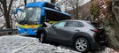 Scontro auto-bus sulla strada per Oropa, modifiche alla viabilità FOTO e VIDEO Davide Finatti per newsbiella.it