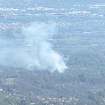 Nuovo incendio nel Biellese, fiamme tra Camburzano e Mongrando Nuovo incendio nel Biellese, fiamme tra Camburzano e Mongrando
