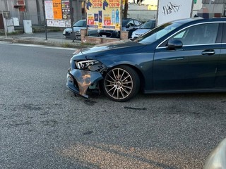 Incidente tra auto e motorino a Valdengo FOTO