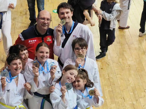 Kwan Taekwondo Biella: incetta di medaglie alla Torino Royal Cup