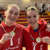 Nella foto le campionesse regionali Funakoshi felici al termine del Campionato Nella foto le campionesse regionali Funakoshi felici al termine del Campionato