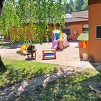 Mongrando, conclusi i lavori di ampliamento e miglioramento della zona esterna dell’asilo nido (foto dalla pagina Facebook di Insieme per Mongrando - Michele Teagno sindaco)