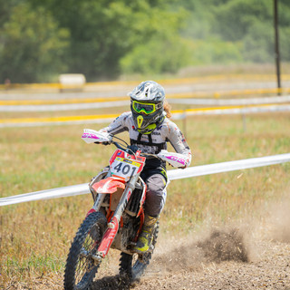 La biellese Leila Olimi Campionessa italiana di Minienduro