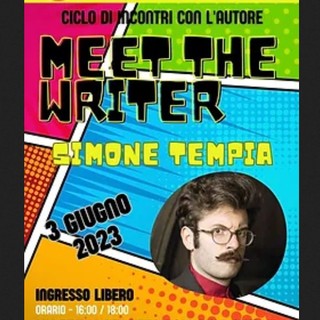 &quot;Meet the writer”, ultimo incontro con Simone Tempia