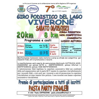 Torna il Giro podistico del Lago di Viverone, quest’anno alla 7a edizione Torna il Giro podistico del Lago di Viverone, quest’anno alla 7a edizione