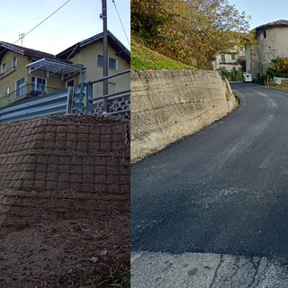 Valdilana, lavori conclusi nelle frazioni Giardino e Fiorina (foto dalla pagina Facebook di Comune di Valdilana)