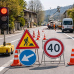 Lavori sulla Crosa-Masserano, senso unico alternato per quattro giorni Lavori sulla Crosa-Masserano, senso unico alternato per quattro giorni