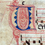 Nell’immagine: l’incipit, “V”, in Giampaolo Mele (a cura di), Die ac Nocte. I Codici Liturgici di Oristano dal Giudicato di Arborea all’età spagnola (secoli XI-XVII), Cagliari: AMD Edizioni, 2009 Nell’immagine: l’incipit, “V”, in Giampaolo Mele (a cura di), Die ac Nocte. I Codici Liturgici di Oristano dal Giudicato di Arborea all’età spagnola (secoli XI-XVII), Cagliari: AMD Edizioni, 2009