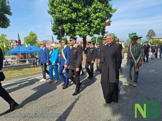 Lessona, il sindaco Cambiè: “Siamo noi a scrivere la Costituzione” ai 70 anni degli Alpini FOTO Nicola Rasolo per newsbiella.it