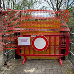 Cossato, chiusa la passerella pedonale sullo Strona