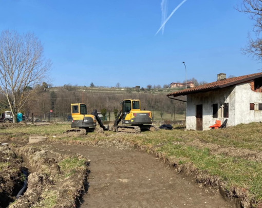 Viverone, al via lavori al raccordo tra le passeggiate del lungolago e Masseria (foto dalla pagina Facebook di Viverone Insieme)