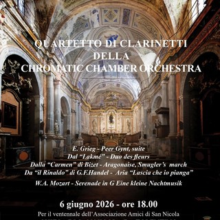 A Biella un concerto per il ventennale dell'Associazione Amici di San Nicola
