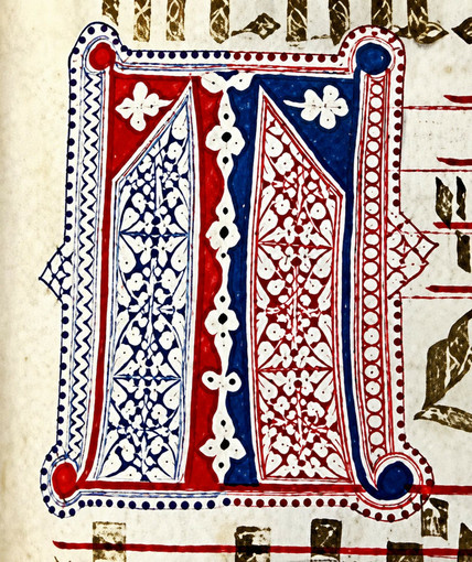 Nell’immagine: l’incipit, “T”, in Giampaolo Mele (a cura di), Die ac Nocte. I Codici Liturgici di Oristano dal Giudicato di Arborea all’età spagnola (secoli XI-XVII), Cagliari: AMD Edizioni, 2009 Nell’immagine: l’incipit, “T”, in Giampaolo Mele (a cura di), Die ac Nocte. I Codici Liturgici di Oristano dal Giudicato di Arborea all’età spagnola (secoli XI-XVII), Cagliari: AMD Edizioni, 2009
