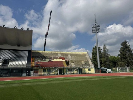 Biella, interventi allo Stadio Pozzo: nuovo volto alla tribuna scoperta e spazio dedicato alla storia della Biellese