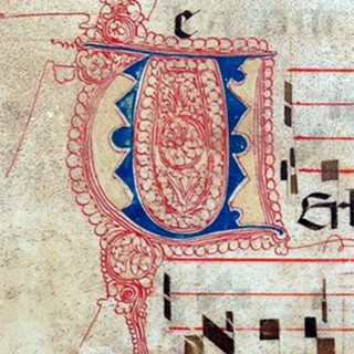 Nell’immagine: l’incipit, “V”, in Giampaolo Mele (a cura di), Die ac Nocte. I Codici Liturgici di Oristano dal Giudicato di Arborea all’età spagnola (secoli XI-XVII), Cagliari: AMD Edizioni, 2009