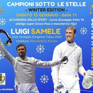 Campioni sotto le stelle, a Biella l’argento olimpionico di scherma Luigi Samele Campioni sotto le stelle, a Biella l’argento olimpionico di scherma Luigi Samele
