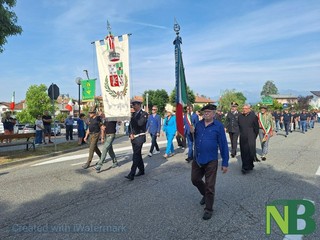 Lessona, il sindaco Cambiè: “Siamo noi a scrivere la Costituzione” ai 70 anni degli Alpini FOTO Nicola Rasolo per newsbiella.it