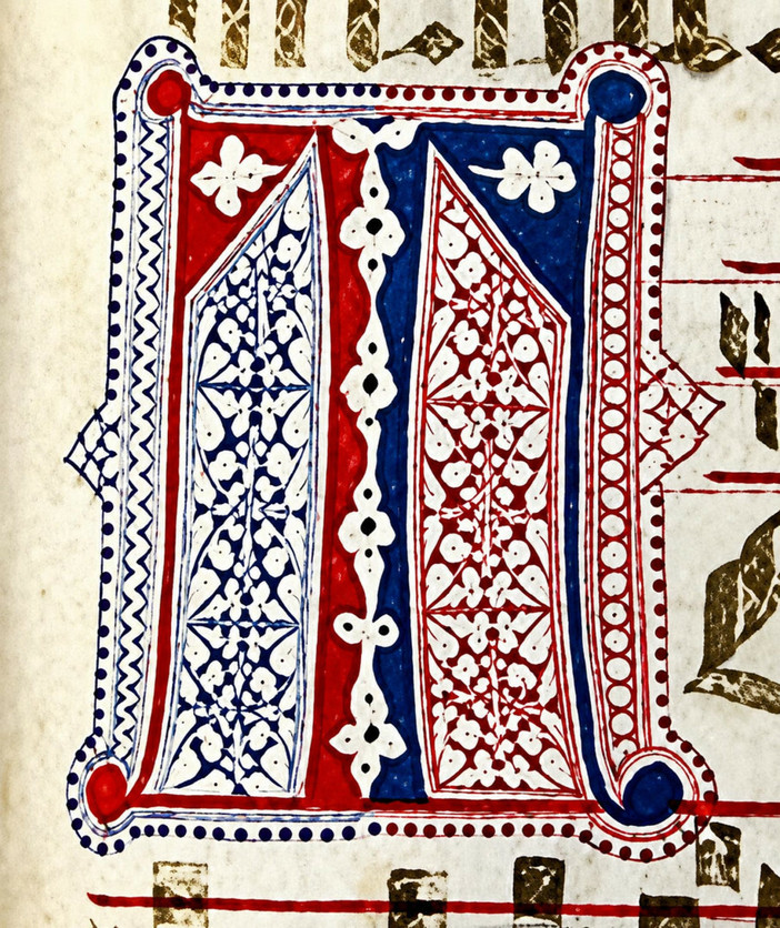 Nell’immagine: l’incipit, “T”, in Giampaolo Mele (a cura di), Die ac Nocte. I Codici Liturgici di Oristano dal Giudicato di Arborea all’età spagnola (secoli XI-XVII), Cagliari: AMD Edizioni, 2009 Nell’immagine: l’incipit, “T”, in Giampaolo Mele (a cura di), Die ac Nocte. I Codici Liturgici di Oristano dal Giudicato di Arborea all’età spagnola (secoli XI-XVII), Cagliari: AMD Edizioni, 2009
