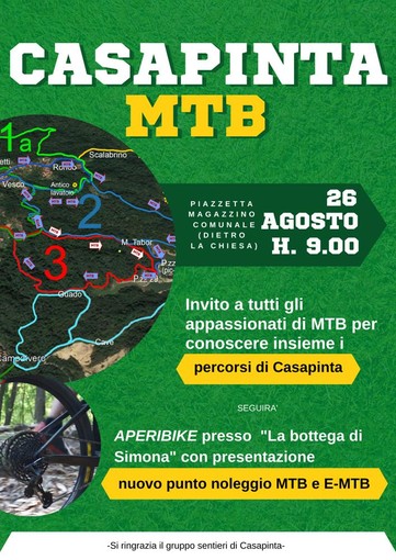 Casapinta: Un giro per i sentieri aperto a tutti gli appassionati di mtb Casapinta: Un giro per i sentieri aperto a tutti gli appassionati di mtb