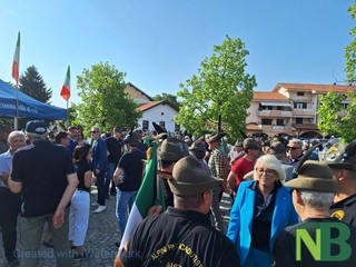 Lessona, il sindaco Cambiè: “Siamo noi a scrivere la Costituzione” ai 70 anni degli Alpini FOTO Nicola Rasolo per newsbiella.it