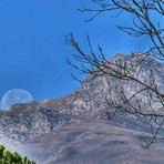 Luna gibbosa al Mucrone, lo scatto di Paolo Rosazza Pela