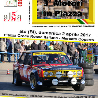 Cossato: Tutto pronto per la terza edizione di "Motori in piazza"