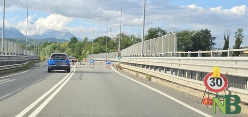 Cossato, lavori sulla strada 232 per Valdilana e Mottalciata: code e viabilità rallentata sul ponte