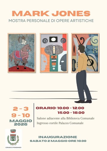 L’arte è protagonista a Mongrando, arriva la mostra personale di Mark Jones