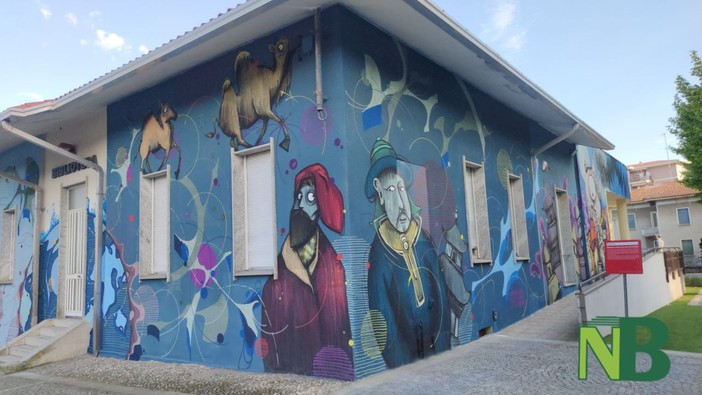 In viaggio con Marco Polo: Vigliano Biellese inaugura il nuovo murales.