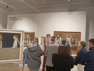 Biella, al Palazzone la mostra dedicata ad Antonio Bueno FOTO e VIDEO Mattia Baù per newsbiella.it
