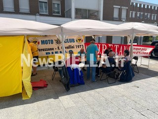 Biella, spazio agli appassionati di moto d'epoca FOTO e VIDEO di Massimo Giacobbe per newsbiella.it