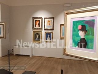 Biella, al Palazzone la mostra dedicata ad Antonio Bueno FOTO e VIDEO Mattia Baù per newsbiella.it