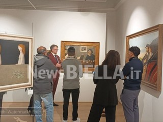 Biella, al Palazzone la mostra dedicata ad Antonio Bueno FOTO e VIDEO Mattia Baù per newsbiella.it