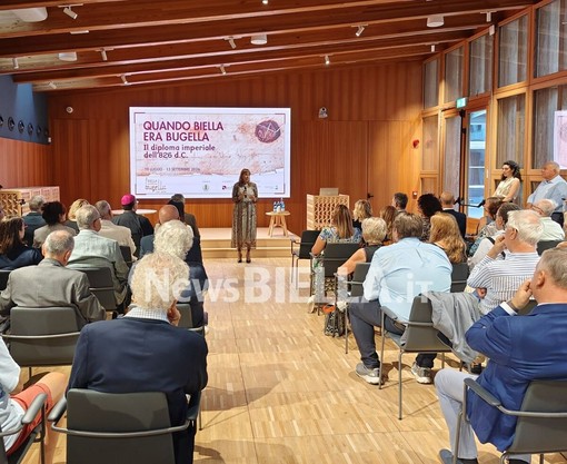 Quando Biella era Bugella, inaugurata la mostra che espone il diploma imperiale del 826 FOTO