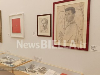 Biella, al Palazzone la mostra dedicata ad Antonio Bueno FOTO e VIDEO Mattia Baù per newsbiella.it