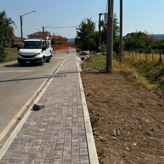 Borriana, conclusi in anticipo i lavori per il nuovo marciapiede in Via Rossetti