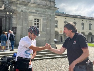 Da Oropa a Santiago in bici: Andrea Mercando è partito per la sua avventura Da Oropa a Santiago in bici: Andrea Mercando è partito per la sua avventura