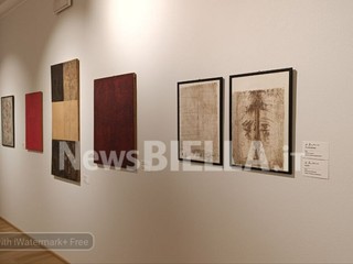 Biella, al Palazzone la mostra dedicata ad Antonio Bueno FOTO e VIDEO Mattia Baù per newsbiella.it