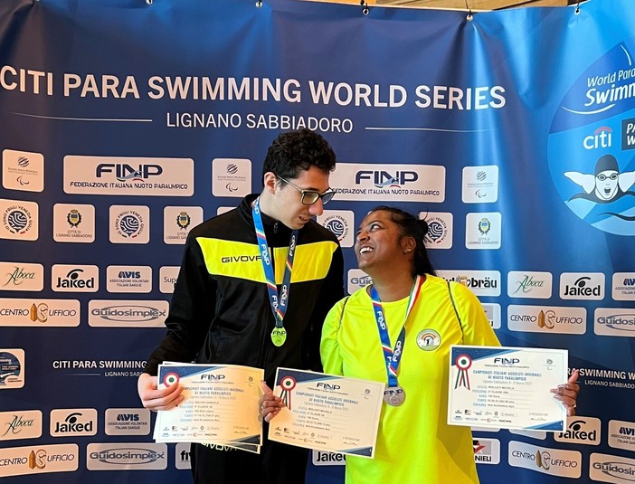 Citi Para Swimming World Series: l'atleta biellese Aruni Biolcati a Lignano Sabbiadoro Citi Para Swimming World Series: l'atleta biellese Aruni Biolcati a Lignano Sabbiadoro