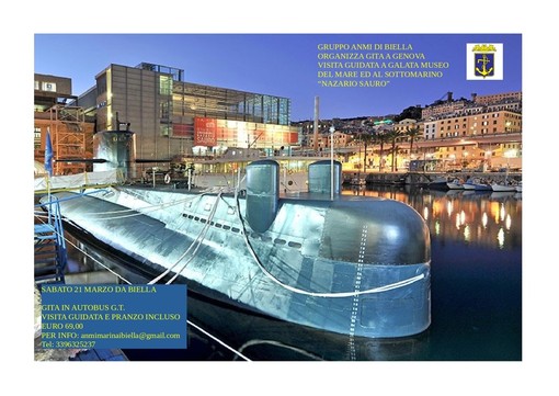 Uscita a Genova per ANMI Biella: visita al Museo del Mare