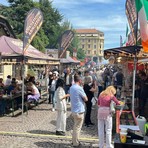 Biella, sapori d’Europa ai Giardini Zumaglini: oggi si chiude il mercato internazionale - Servizio di Massimo Giacobbe